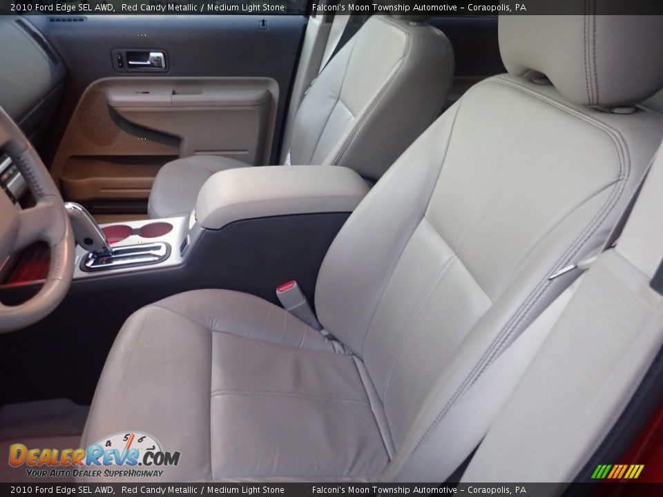 2010 Ford Edge SEL AWD Red Candy Metallic / Medium Light Stone Photo #17