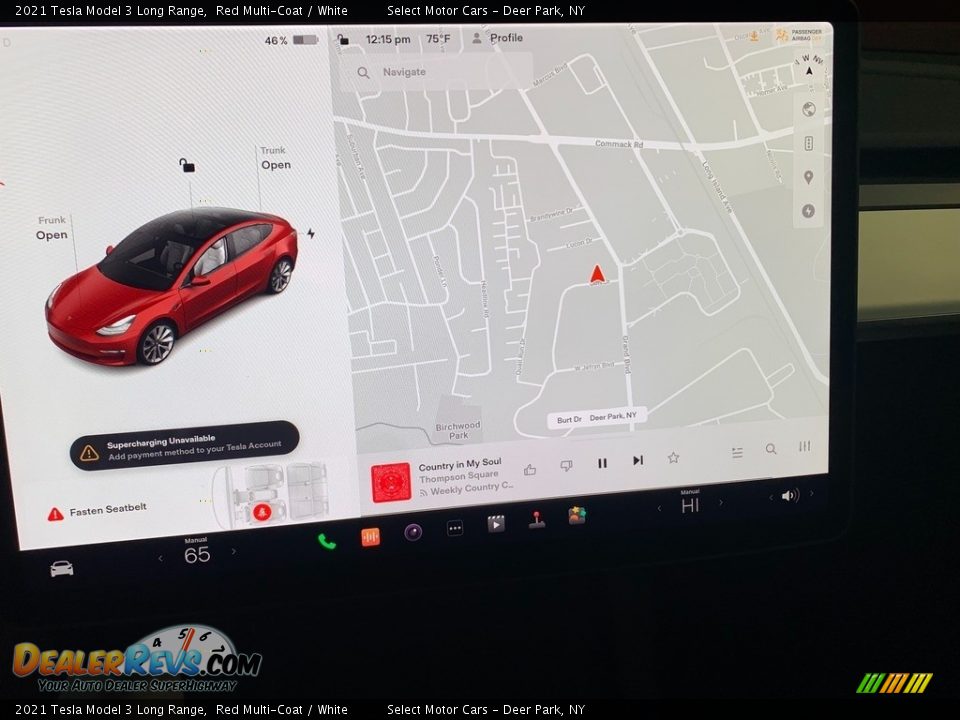 Navigation of 2021 Tesla Model 3 Long Range Photo #11