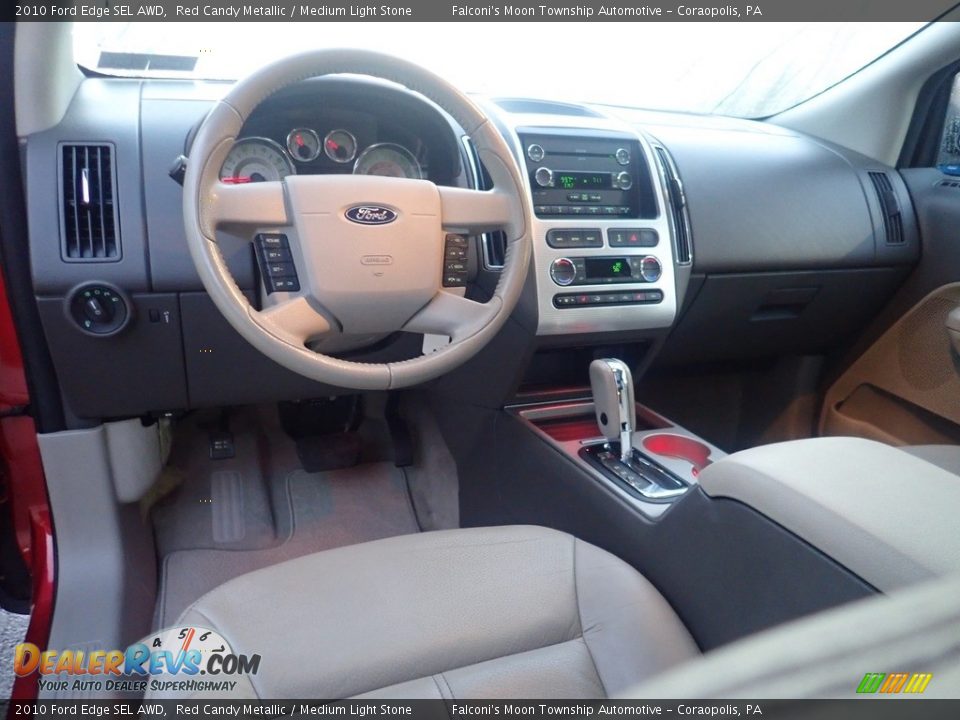2010 Ford Edge SEL AWD Red Candy Metallic / Medium Light Stone Photo #19