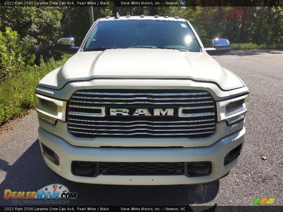 2022 Ram 2500 Laramie Crew Cab 4x4 Pearl White / Black Photo #3