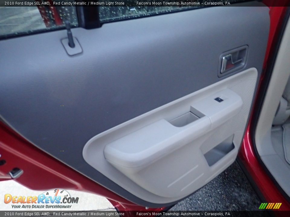 2010 Ford Edge SEL AWD Red Candy Metallic / Medium Light Stone Photo #21