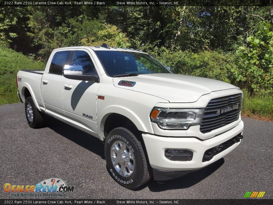 2022 Ram 2500 Laramie Crew Cab 4x4 Pearl White / Black Photo #4