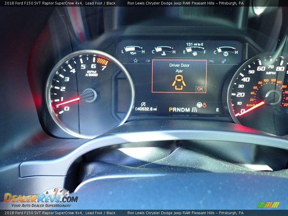 2018 Ford F150 SVT Raptor SuperCrew 4x4 Gauges Photo #20