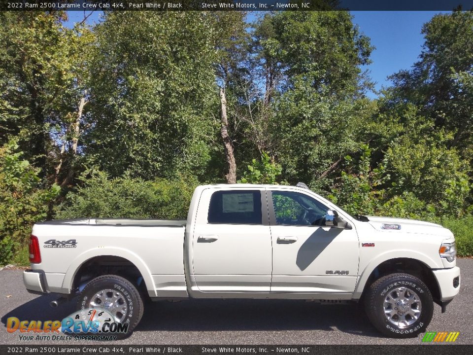 2022 Ram 2500 Laramie Crew Cab 4x4 Pearl White / Black Photo #5