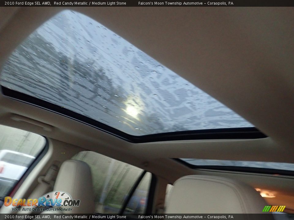 2010 Ford Edge SEL AWD Red Candy Metallic / Medium Light Stone Photo #24