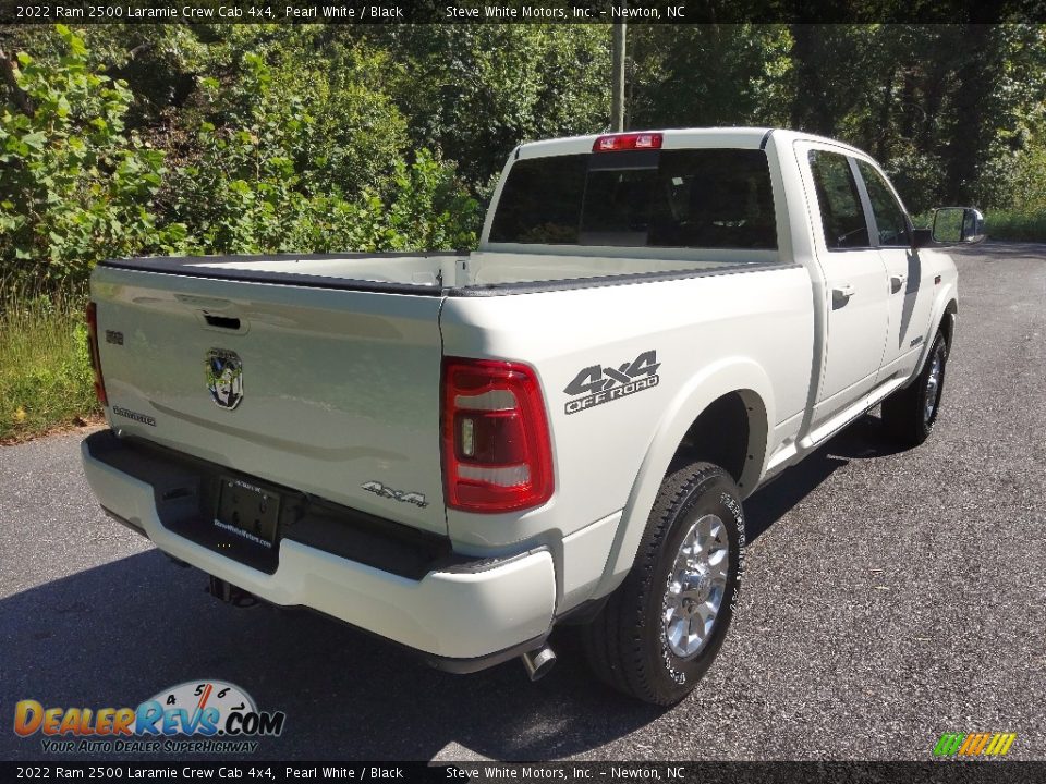 2022 Ram 2500 Laramie Crew Cab 4x4 Pearl White / Black Photo #6