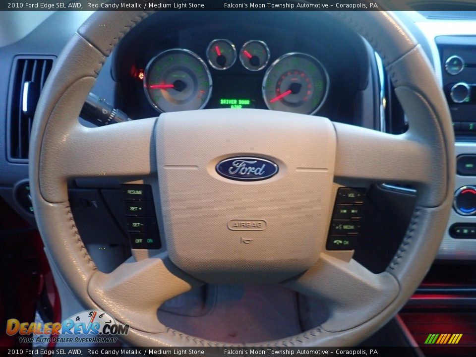 2010 Ford Edge SEL AWD Red Candy Metallic / Medium Light Stone Photo #26