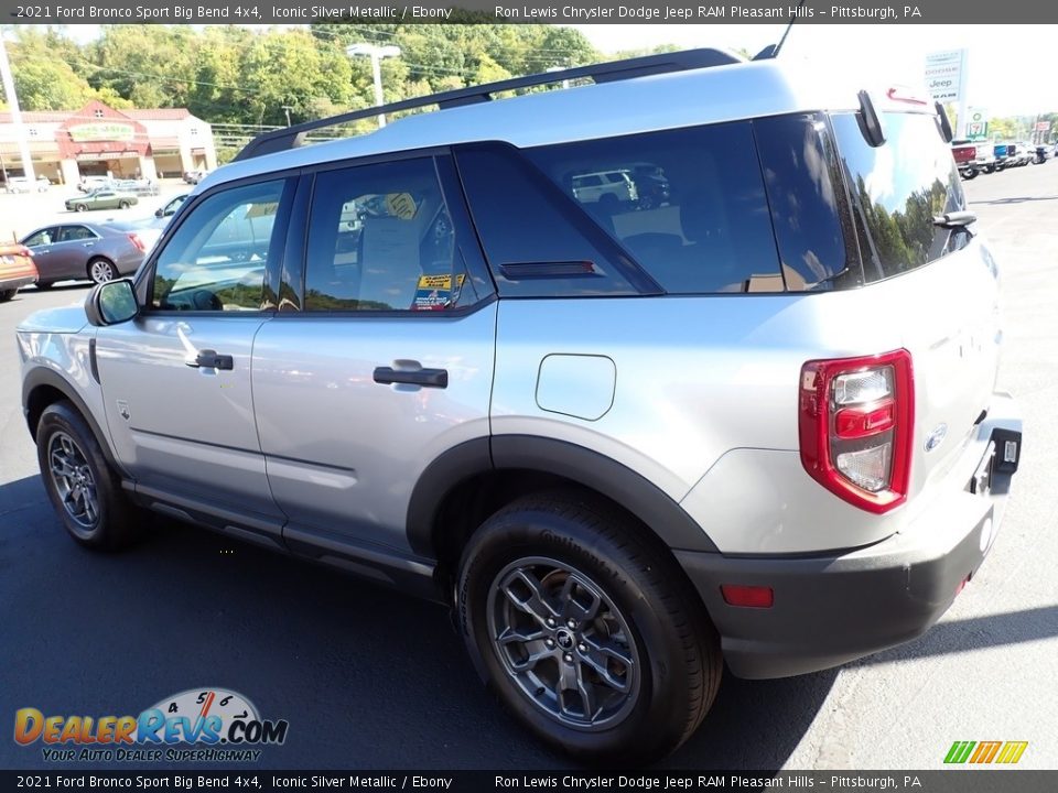 2021 Ford Bronco Sport Big Bend 4x4 Iconic Silver Metallic / Ebony Photo #3