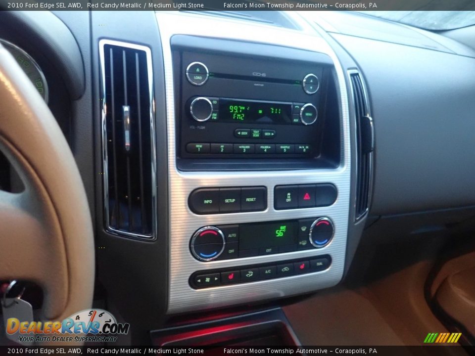 2010 Ford Edge SEL AWD Red Candy Metallic / Medium Light Stone Photo #27