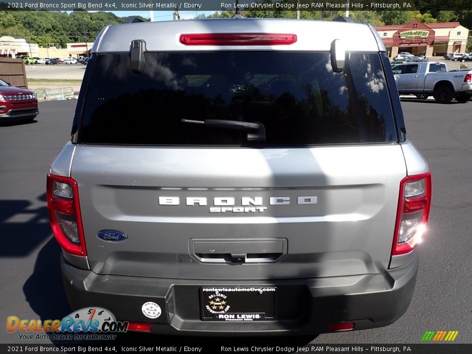 2021 Ford Bronco Sport Big Bend 4x4 Iconic Silver Metallic / Ebony Photo #4