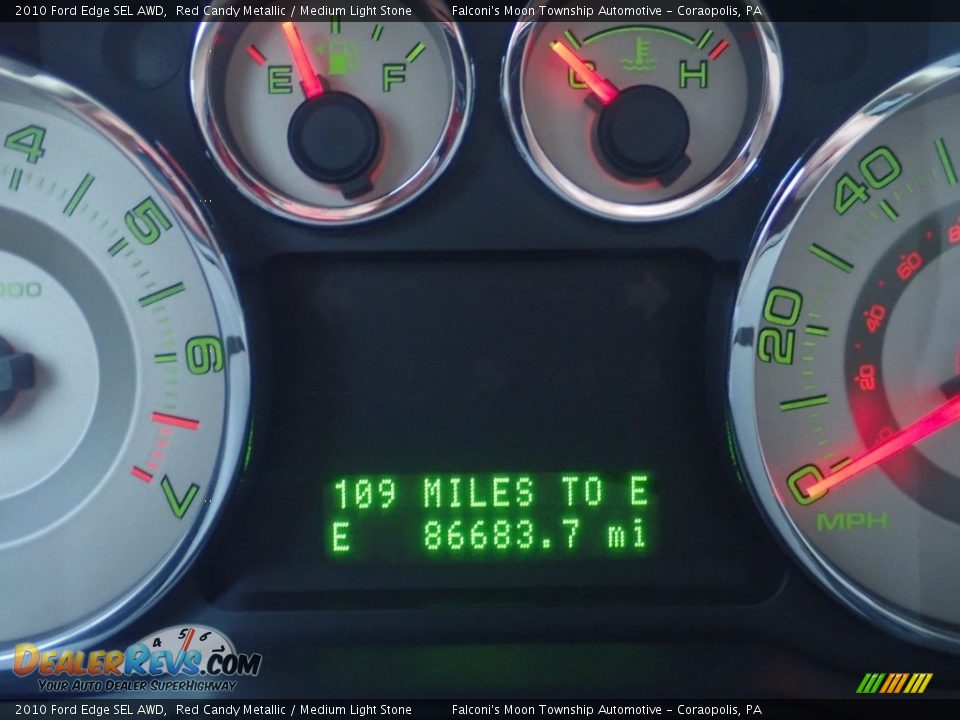 2010 Ford Edge SEL AWD Red Candy Metallic / Medium Light Stone Photo #29