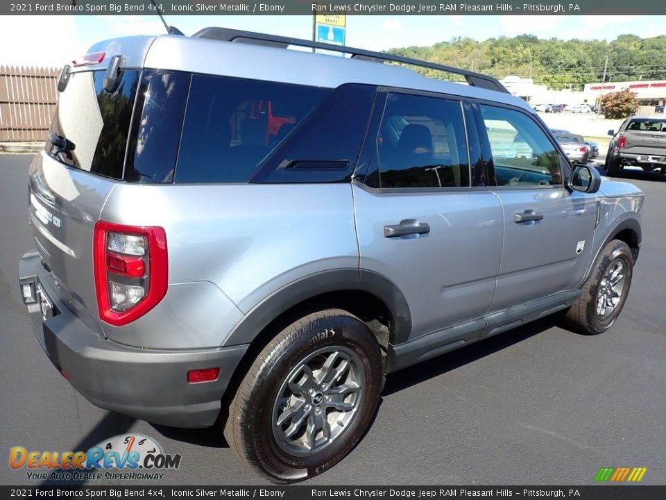 2021 Ford Bronco Sport Big Bend 4x4 Iconic Silver Metallic / Ebony Photo #6