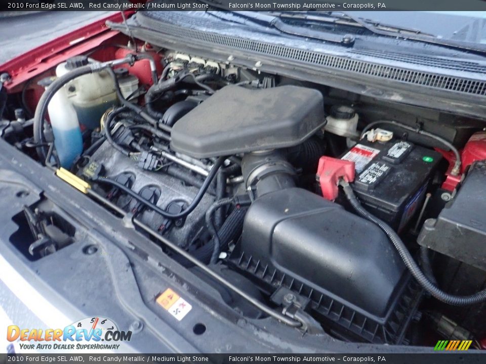 2010 Ford Edge SEL AWD Red Candy Metallic / Medium Light Stone Photo #30