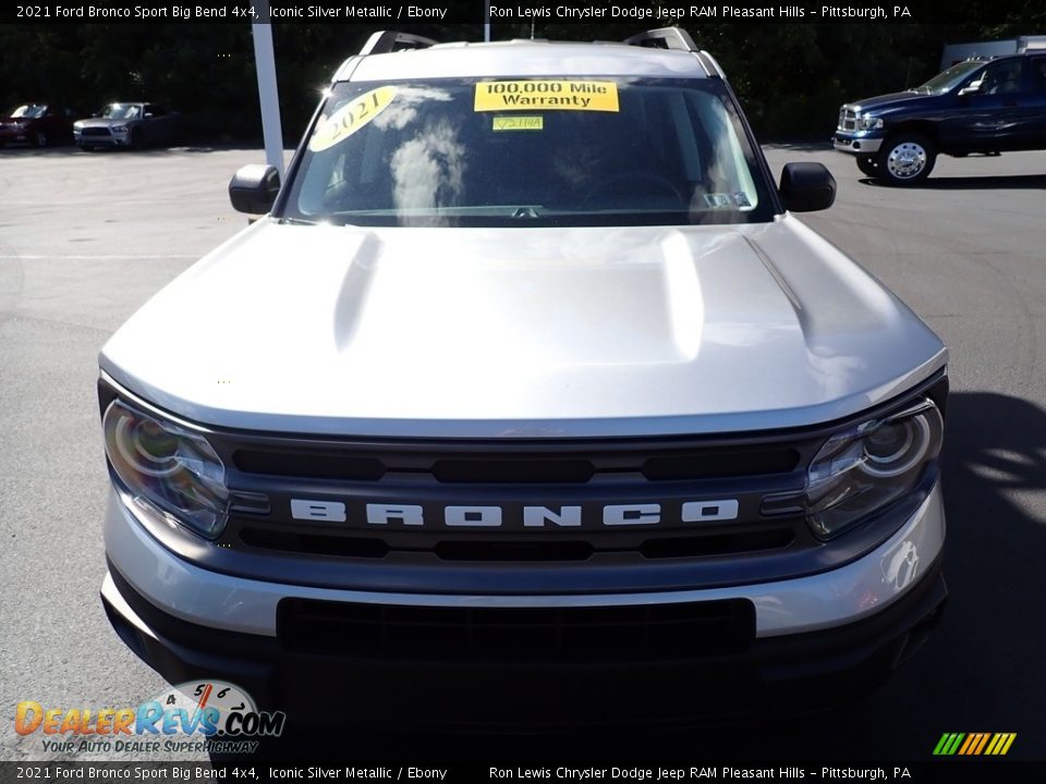 2021 Ford Bronco Sport Big Bend 4x4 Iconic Silver Metallic / Ebony Photo #9