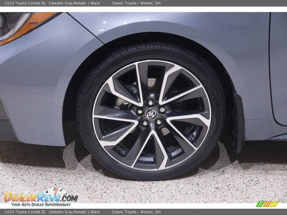 2020 Toyota Corolla SE Celestite Gray Metallic / Black Photo #19