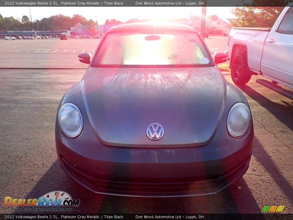2012 Volkswagen Beetle 2.5L Platinum Gray Metallic / Titan Black Photo #3