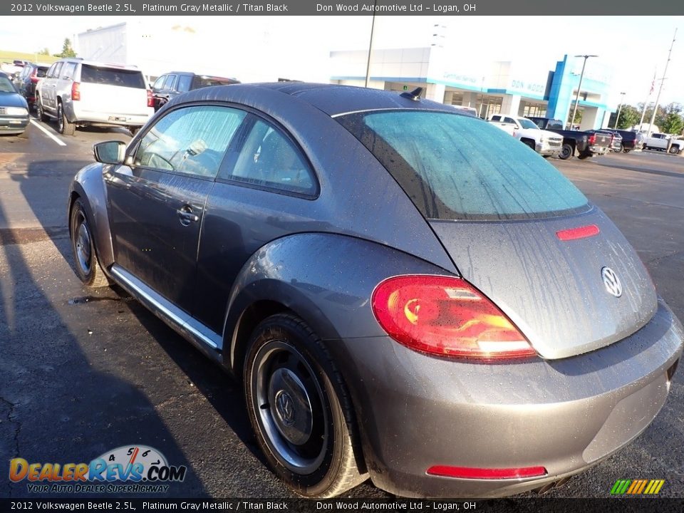 2012 Volkswagen Beetle 2.5L Platinum Gray Metallic / Titan Black Photo #6