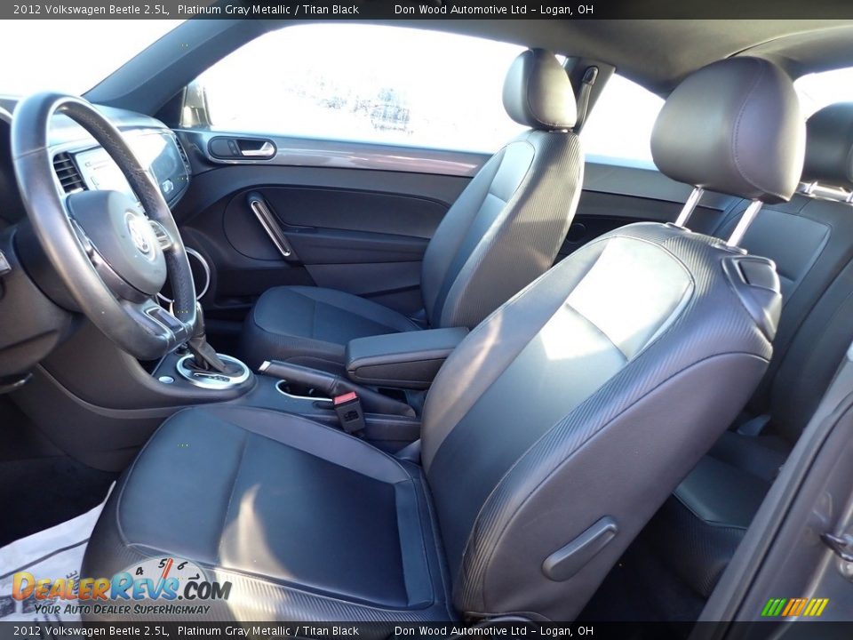2012 Volkswagen Beetle 2.5L Platinum Gray Metallic / Titan Black Photo #8