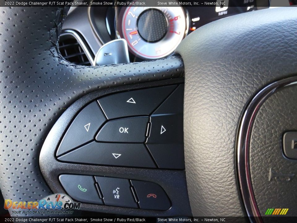 2022 Dodge Challenger R/T Scat Pack Shaker Steering Wheel Photo #17