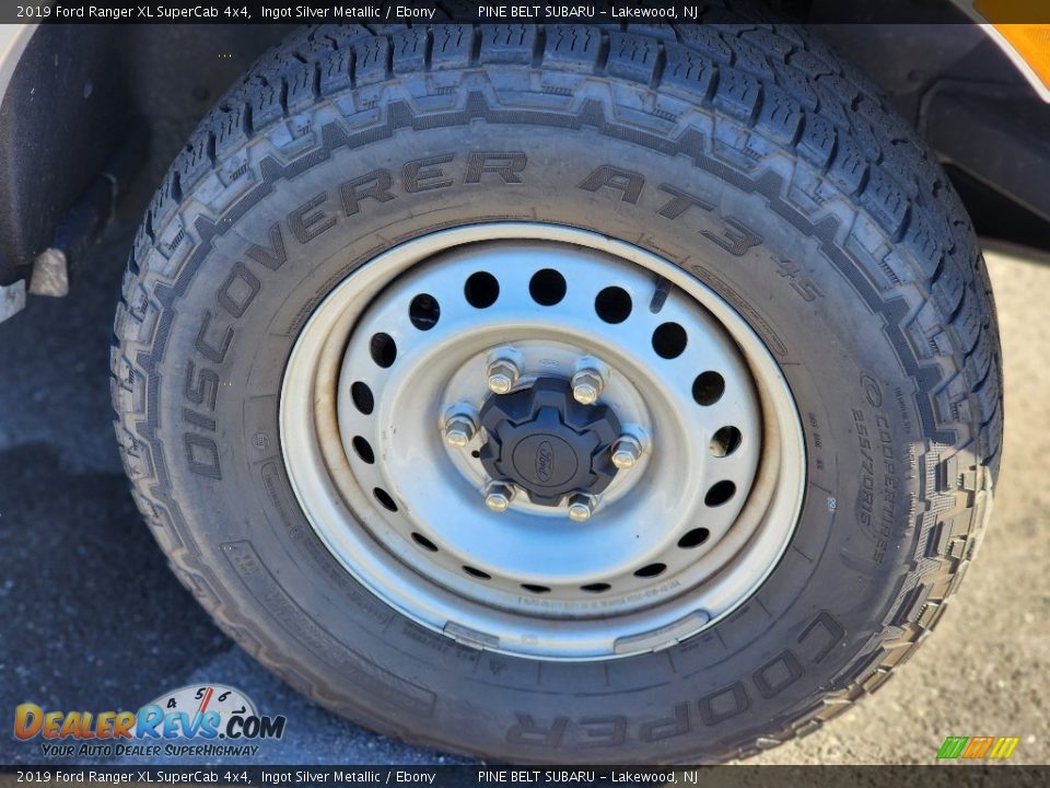 2019 Ford Ranger XL SuperCab 4x4 Ingot Silver Metallic / Ebony Photo #4