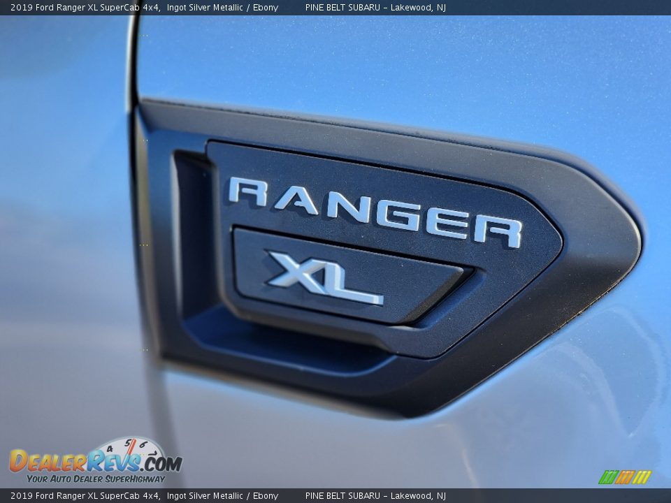 2019 Ford Ranger XL SuperCab 4x4 Ingot Silver Metallic / Ebony Photo #5