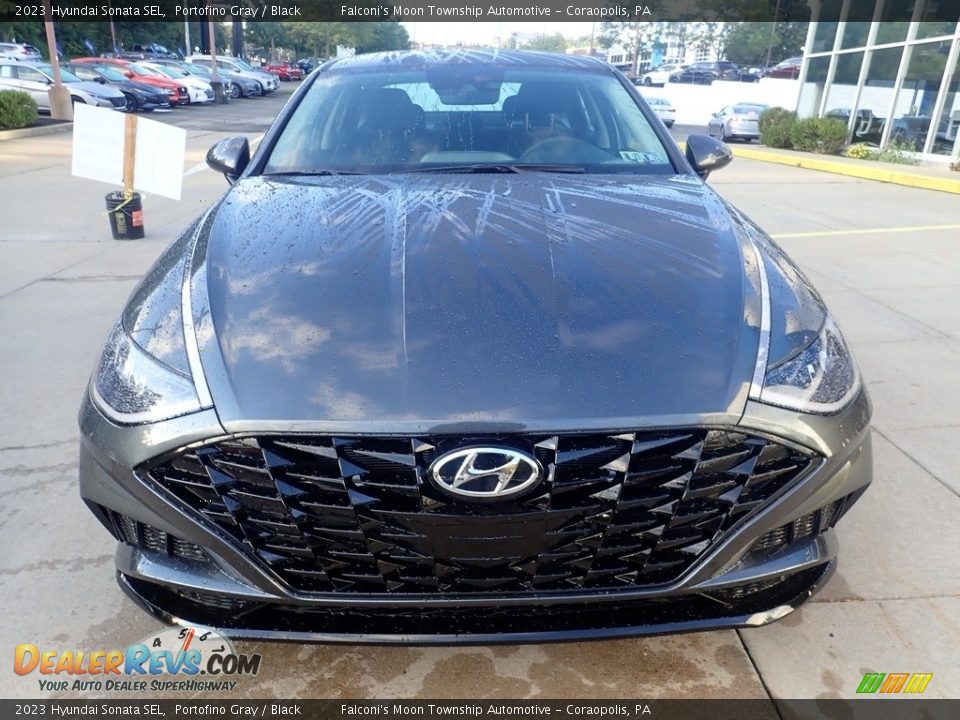 2023 Hyundai Sonata SEL Portofino Gray / Black Photo #7