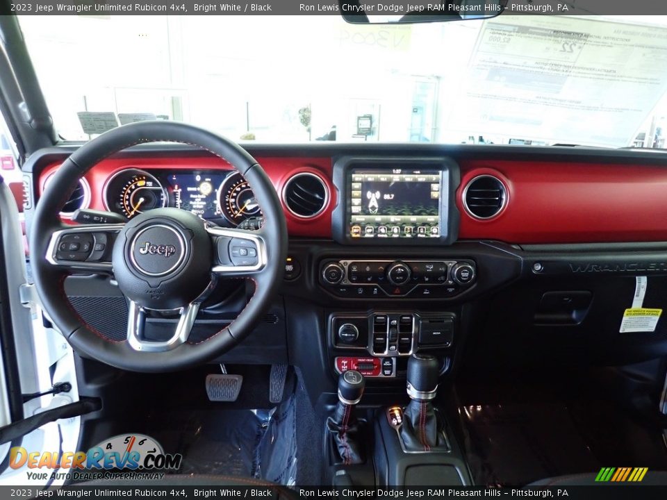 2023 Jeep Wrangler Unlimited Rubicon 4x4 Bright White / Black Photo #13