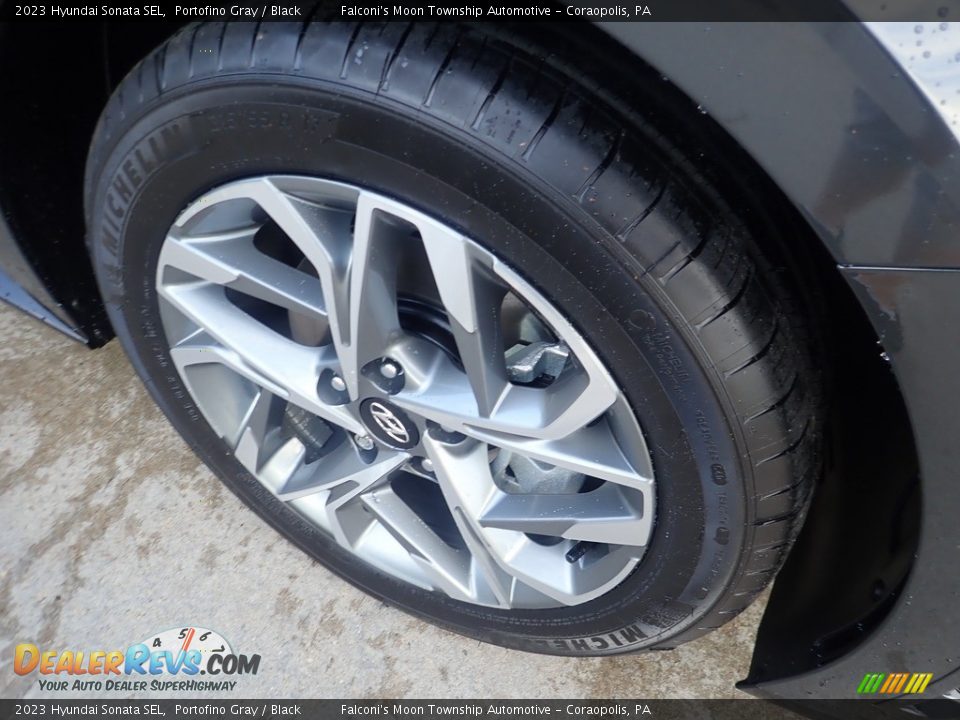 2023 Hyundai Sonata SEL Portofino Gray / Black Photo #9