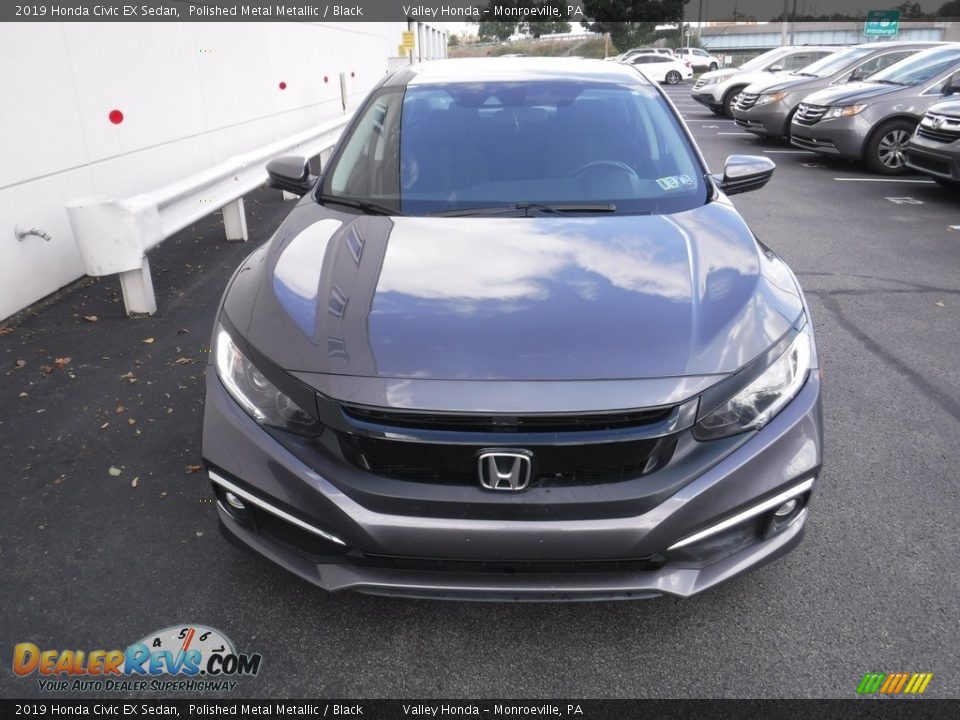 2019 Honda Civic EX Sedan Polished Metal Metallic / Black Photo #4