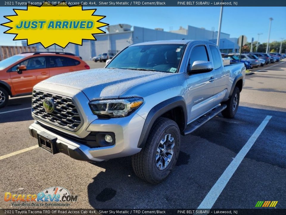 2021 Toyota Tacoma TRD Off Road Access Cab 4x4 Silver Sky Metallic / TRD Cement/Black Photo #1