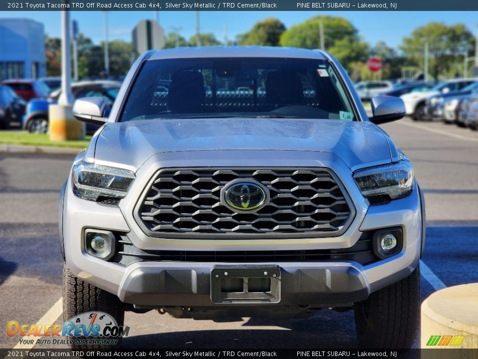 2021 Toyota Tacoma TRD Off Road Access Cab 4x4 Silver Sky Metallic / TRD Cement/Black Photo #3