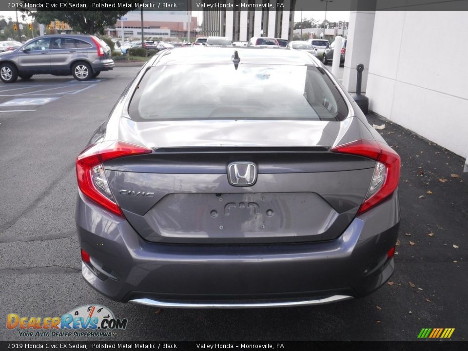 2019 Honda Civic EX Sedan Polished Metal Metallic / Black Photo #8