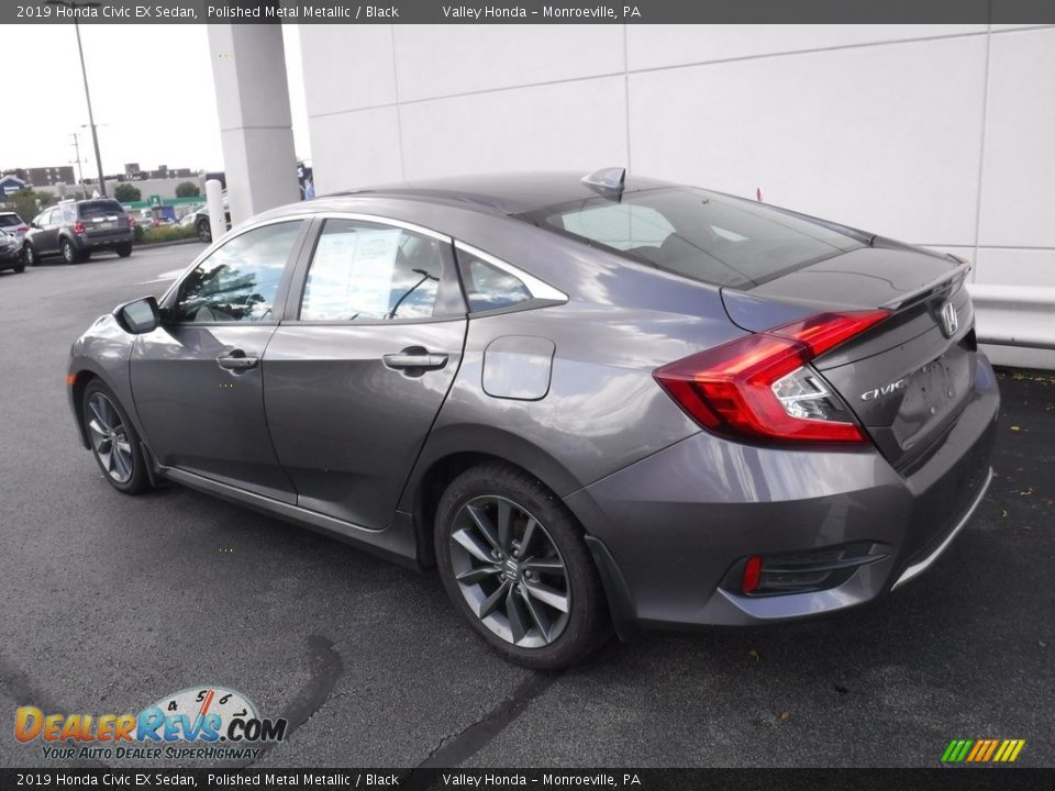 2019 Honda Civic EX Sedan Polished Metal Metallic / Black Photo #9