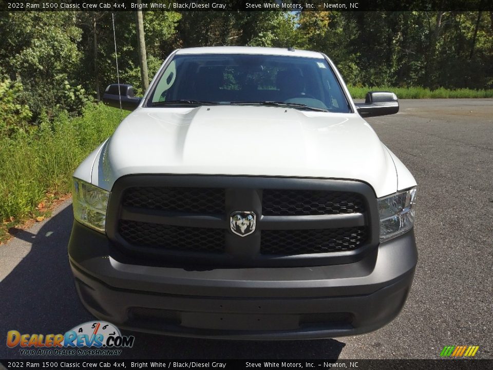 2022 Ram 1500 Classic Crew Cab 4x4 Bright White / Black/Diesel Gray Photo #3