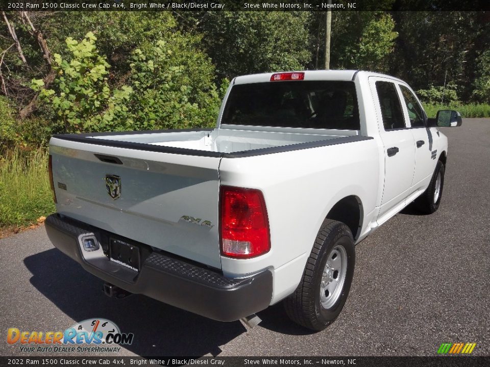 2022 Ram 1500 Classic Crew Cab 4x4 Bright White / Black/Diesel Gray Photo #6