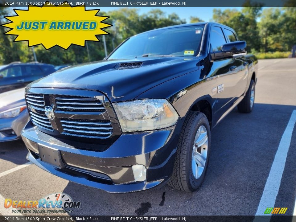 2014 Ram 1500 Sport Crew Cab 4x4 Black / Black Photo #1