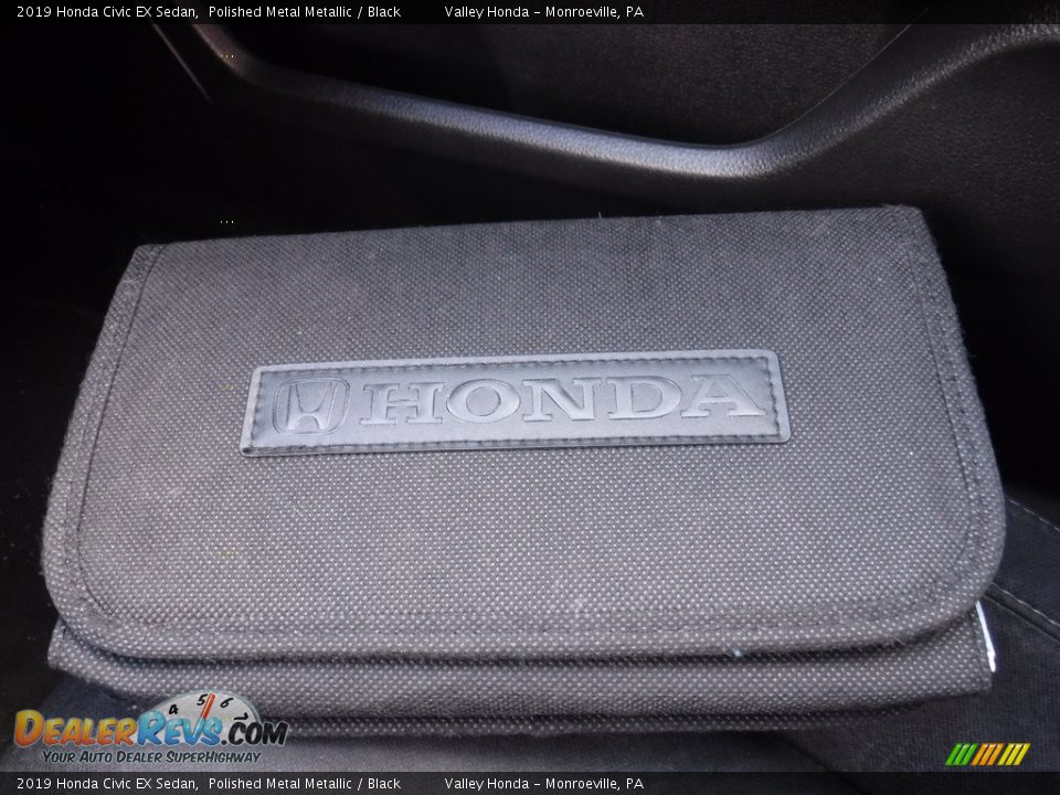 2019 Honda Civic EX Sedan Polished Metal Metallic / Black Photo #28