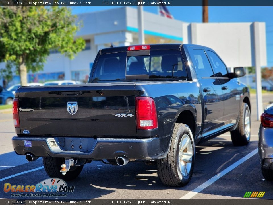 2014 Ram 1500 Sport Crew Cab 4x4 Black / Black Photo #8