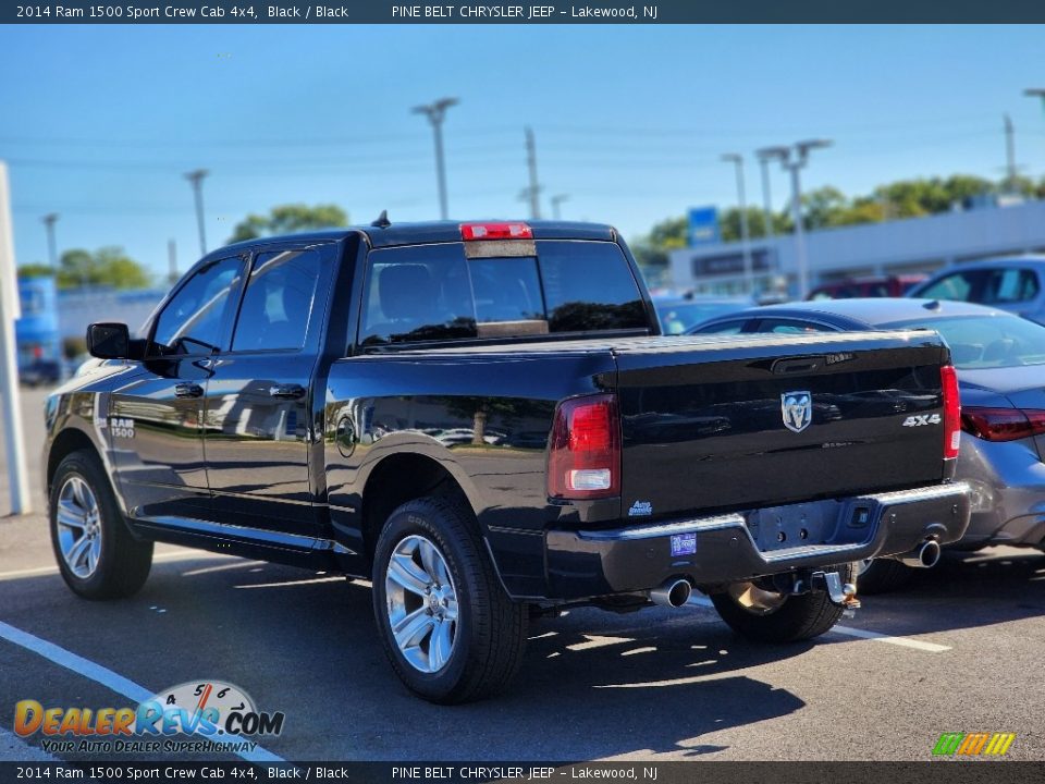 2014 Ram 1500 Sport Crew Cab 4x4 Black / Black Photo #10