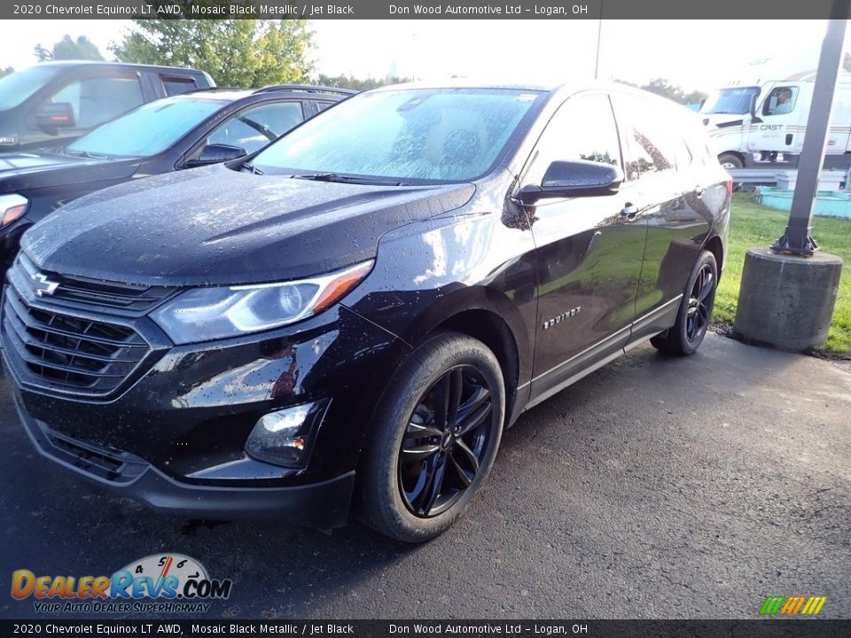 2020 Chevrolet Equinox LT AWD Mosaic Black Metallic / Jet Black Photo #3