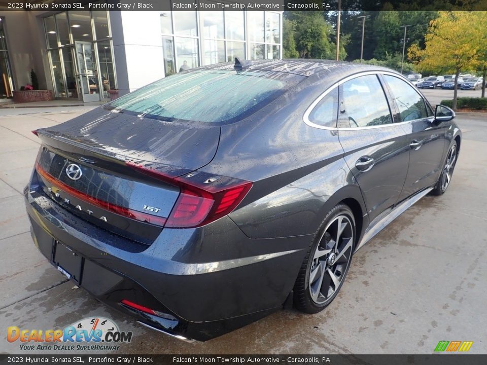 2023 Hyundai Sonata SEL Portofino Gray / Black Photo #2