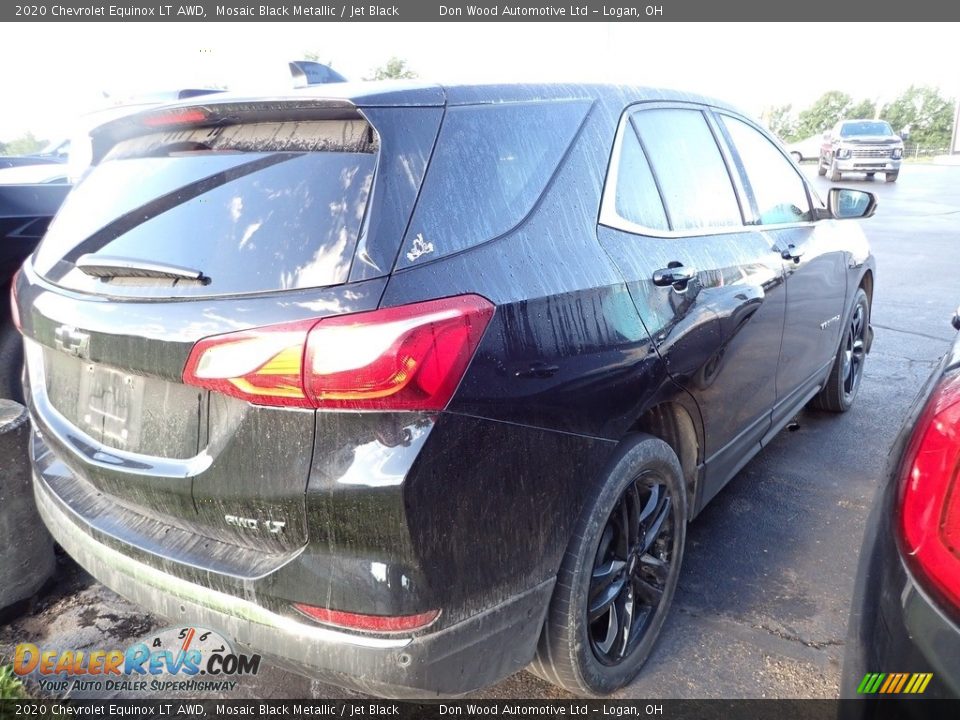2020 Chevrolet Equinox LT AWD Mosaic Black Metallic / Jet Black Photo #7