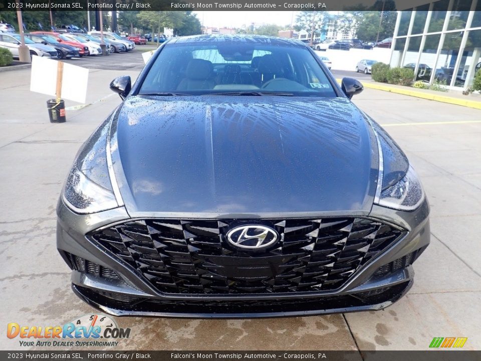 2023 Hyundai Sonata SEL Portofino Gray / Black Photo #7