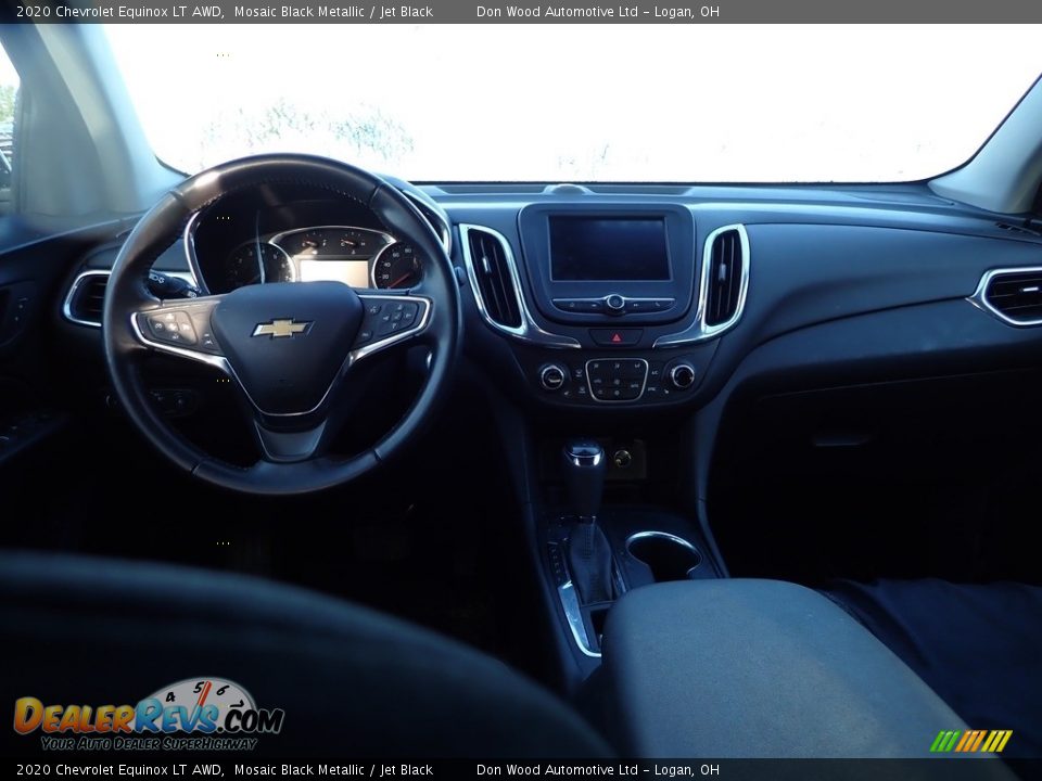2020 Chevrolet Equinox LT AWD Mosaic Black Metallic / Jet Black Photo #16