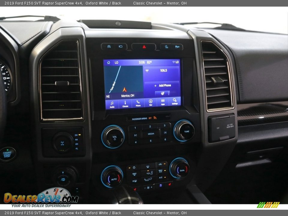 Controls of 2019 Ford F150 SVT Raptor SuperCrew 4x4 Photo #10