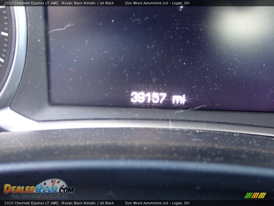 2020 Chevrolet Equinox LT AWD Mosaic Black Metallic / Jet Black Photo #18