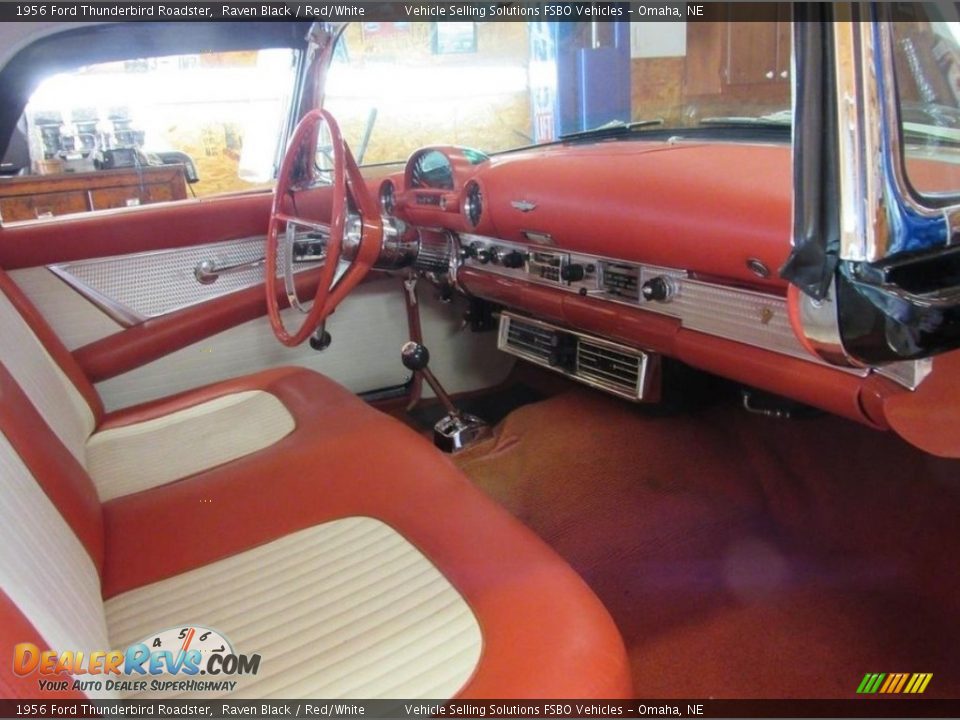 Front Seat of 1956 Ford Thunderbird Roadster Photo #4