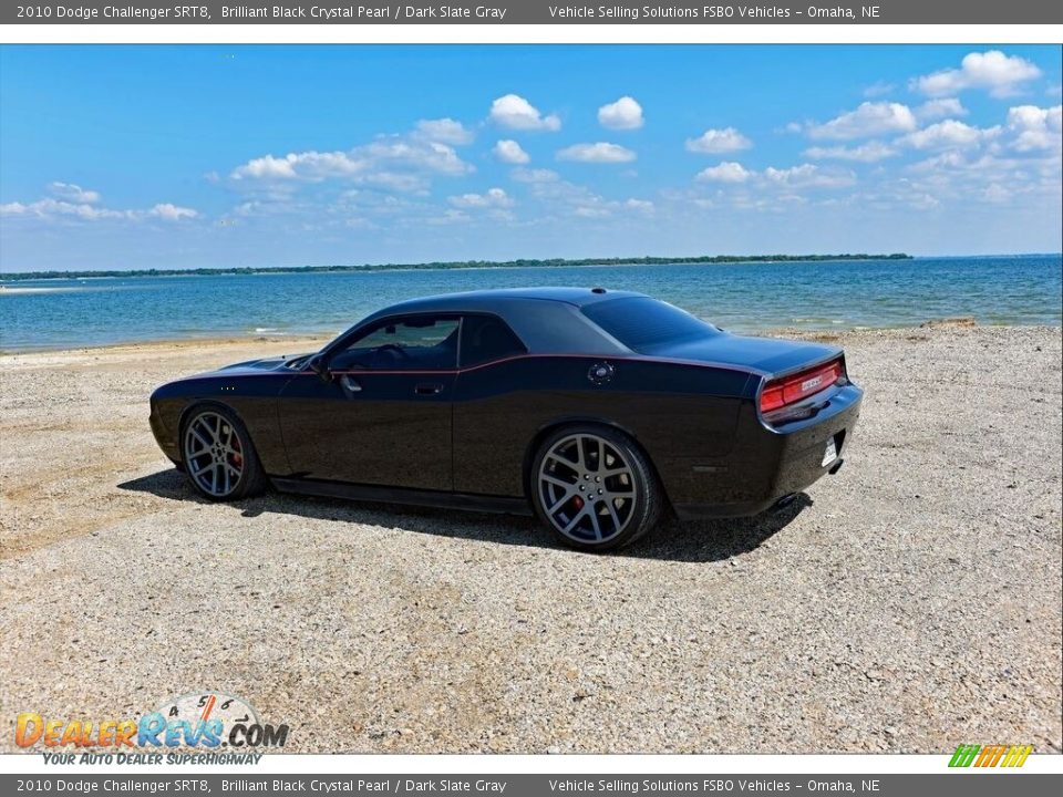 2010 Dodge Challenger SRT8 Brilliant Black Crystal Pearl / Dark Slate Gray Photo #1