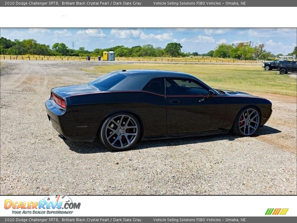 2010 Dodge Challenger SRT8 Brilliant Black Crystal Pearl / Dark Slate Gray Photo #5