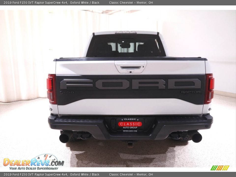 2019 Ford F150 SVT Raptor SuperCrew 4x4 Oxford White / Black Photo #22